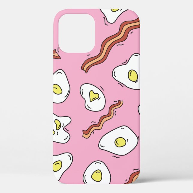 Coques Case-Mate iPhone Petit-déjeuner motif sans charme avec oeufs au pla (Verso)