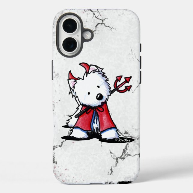Coques Case-Mate iPhone Petit diable chien Westie (Verso)