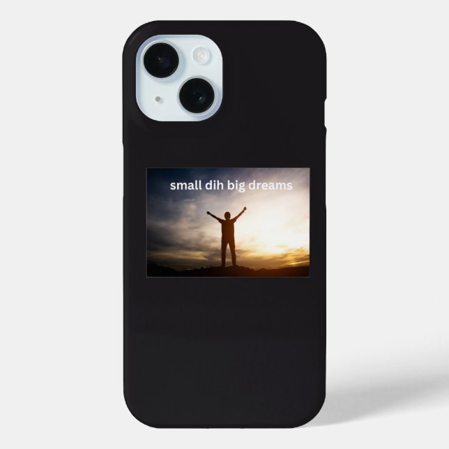 Coques Case-Mate iPhone Petit Dih Grands Rêves Mème Drôle (Verso)
