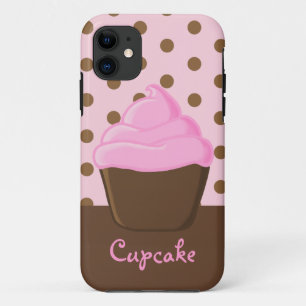 Case-Mate iPhone Case Petit gâteau rose avec le pois rose