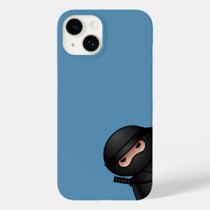 Coque Case-Mate iPhone Petit guerrier de Ninja en bleu