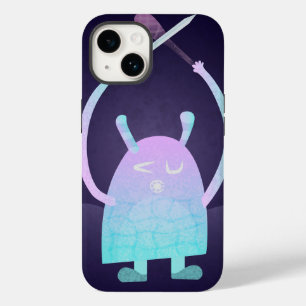Coque Case-Mate iPhone Petit Monstre Bleu Mignon