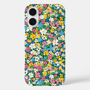 Coque Pour iPhone 16 Petit Motif de fleurs de printemps