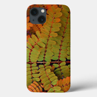 Etui iPhone 13 Petit Motif Feuille