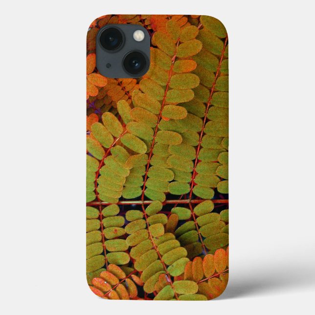 Coques Case-Mate iPhone Petit Motif Feuille (Verso)