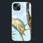 Coque Case-Mate iPhone Petit oiseau jaune perché sur une branche Recherch<br><div class="desc">Ce tableau est parfait pour votre collection d'oiseaux. Le petit oiseau jaune et pastel bleu arrière - plan de cette image sont simples mais apaisants et pourraient être facilement ajoutés à tout produit Zazzle offert. Choisissez cette illustration dès aujourd'hui.</div>