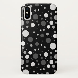 Coques Pour iPhone Petit pois noir et blanc