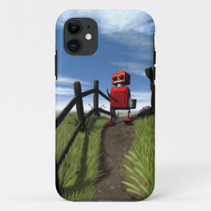 Coque Case-Mate Pour iPhone Petit robot rouge