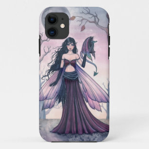 Coque Case-Mate iPhone Petite bête Purple Fairy et Dragon Fantasy Art