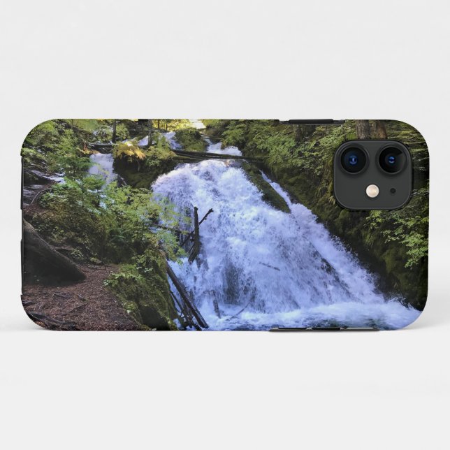 Coques Case-Mate iPhone Petite cascade Zigzag, OR (Dos (Horizontal))