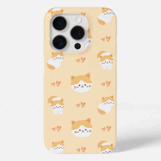 Coques Case-Mate iPhone Petite conception de chat (Verso)