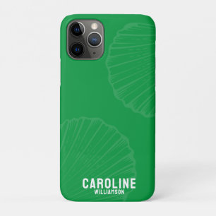 Case-Mate iPhone Case Petite-fille côtière coquillage vert vif
