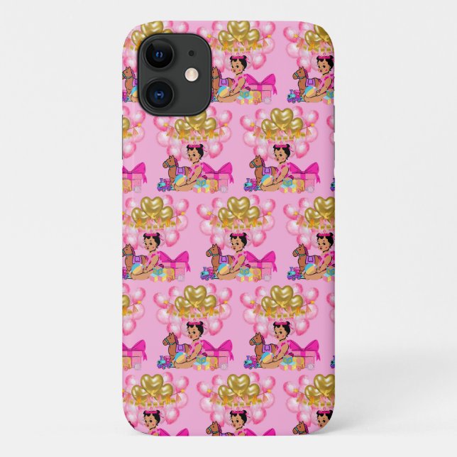 Coques Case-Mate iPhone Petite fille en rose (Dos)