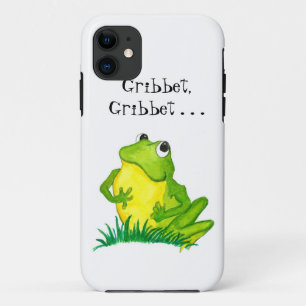 Coques Pour iPhone Petite grenouille verte mignonne sur blanc