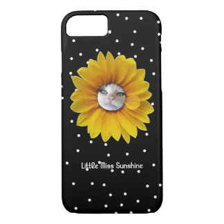 Coque iPhone 7 Petite Mlle Sunshine Smiling Cat
