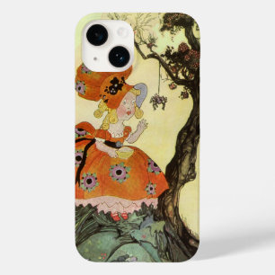 Coque Pour iPhone 14 Petite Muffet & Araignée, Mère l'Oie Vintage