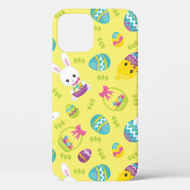 Coques Case-Mate iPhone Petite Petite Oeuf Lapin Pâques Motif Cadeau (Verso)