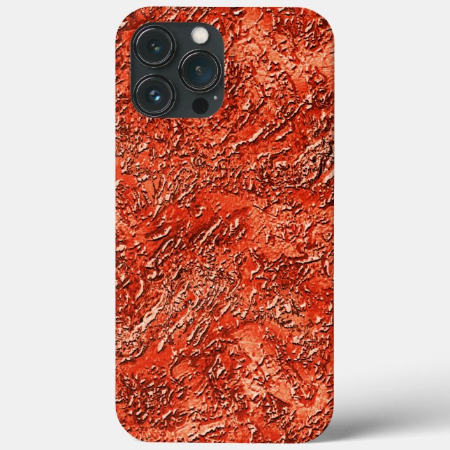 Coques Case-Mate iPhone Petite texture de sillon sur le rouge cardinal au  (Verso)