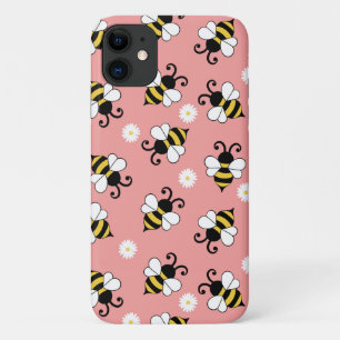 Case-Mate iPhone Case Petites abeilles mignonnes et fleurs marguerites m