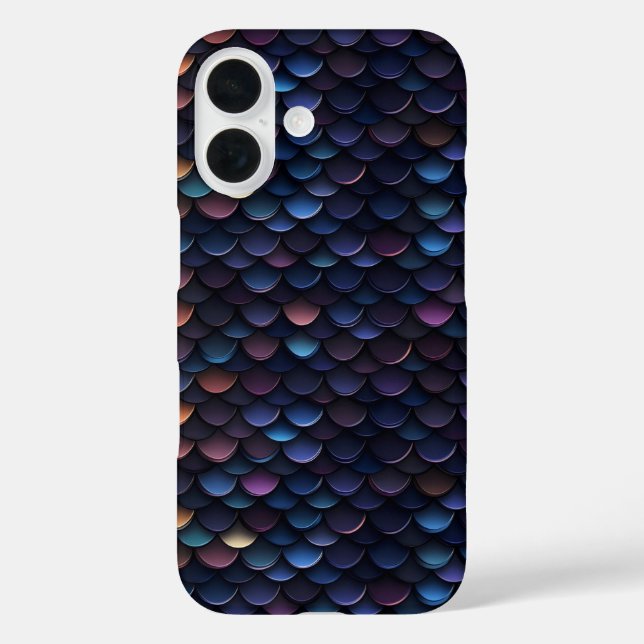 Coques Case-Mate iPhone Petites échelles violettes foncées (Verso)