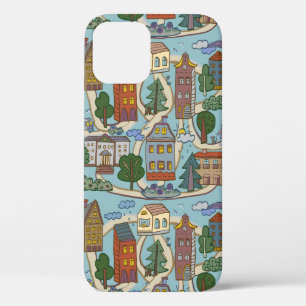 Case-Mate iPhone Case petites maisons de ville motif