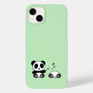 Coque Case-Mate iPhone Petites pandas mignonnes sur vert