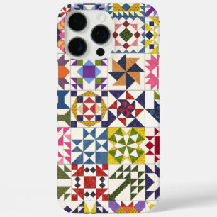 Coque iPhone 16 Pro Max Petits blocs de courtepointe Téléphone - iPhone 16