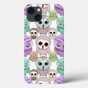 Etui iPhone Case-Mate Petits hiboux mignons aux couleurs pastel