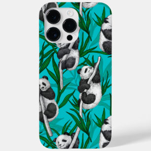 Coque Case-Mate iPhone Petits panda turquoise