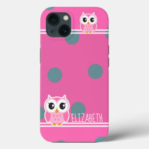 Case-Mate iPhone Case Petits points de pois de chouette mignons
