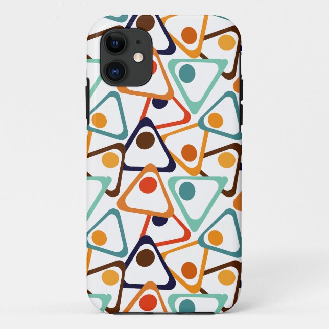 Coques Case-Mate iPhone Petits triangles les années 70 (Dos)