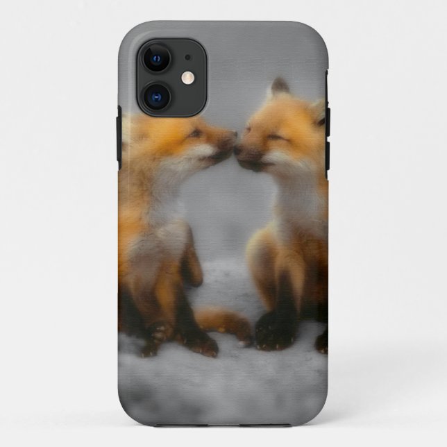 Coques Case-Mate iPhone Peu d'amour de Fox (Dos)