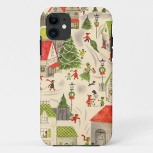 Etui iPhone Case-Mate Peu de village de Noël