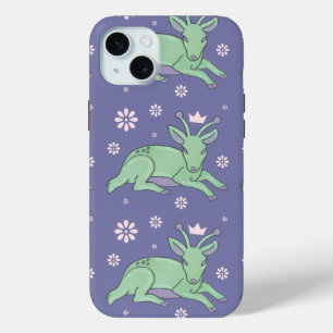 Coque Case-Mate iPhone Peuple de cerfs extraterrestres Art folklorique   