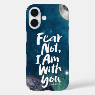 Coque Pour iPhone 16 PEUR NON, foi espoir espace chrétien Ésaïe 41:10