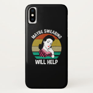 Case-Mate iPhone Case Peut-être que le jurage aidera à dire sarcastique 