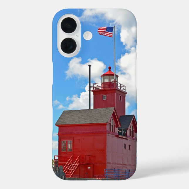 Coques Case-Mate iPhone Phare "Big Red" du Michigan (Verso)