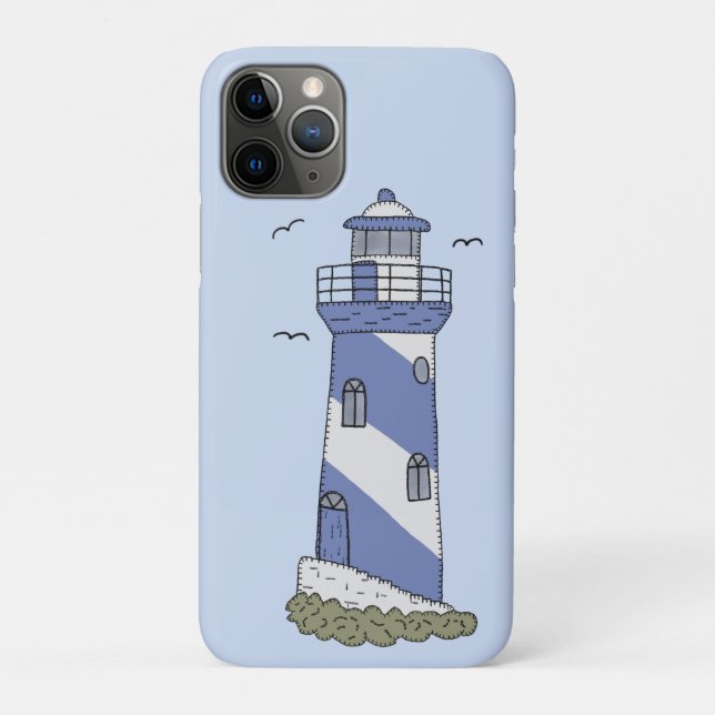 Coques Case-Mate iPhone Phare bleu (Dos)