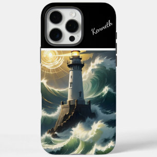Coque iPhone 16 Pro Max Phare Dans Une Tempête