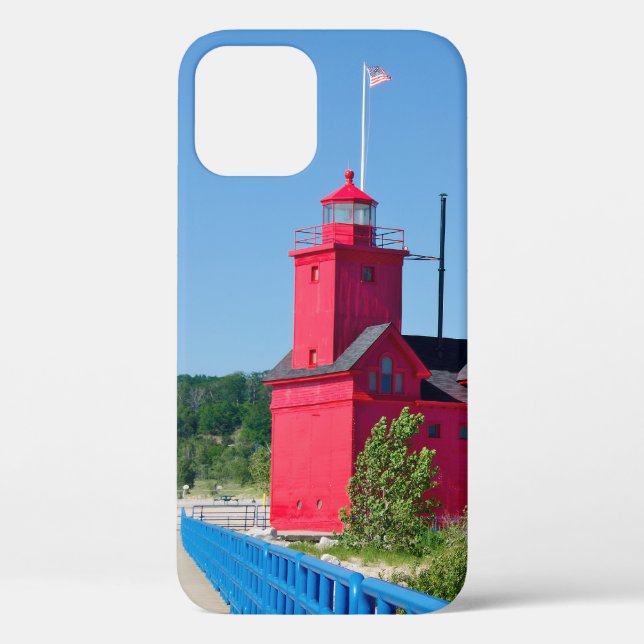 Coques Case-Mate iPhone Phare de Big Red Michigan (Verso)