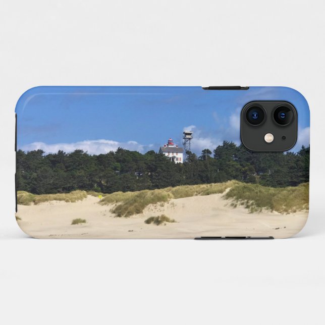 Coques Case-Mate iPhone Phare de Yaquina Bay, Newport, Oregon (Dos (Horizontal))