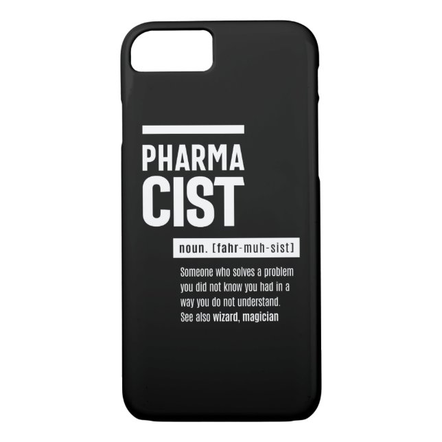 Coques Case-Mate iPhone Pharmacien Définition Drôle Cadeau Classique (Dos)