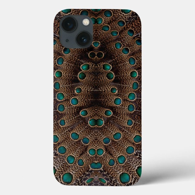 Coques Case-Mate iPhone Pheasant Feather Fractal Design (Verso)