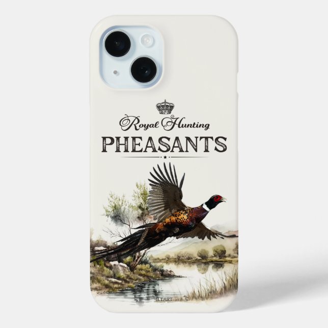 Coques Case-Mate iPhone Phéasants, Chasse Royale Art (Verso)