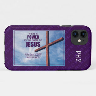 Case-Mate iPhone Case Philippiens 2:9-11   NOM DE JÉSUS Christian Cross