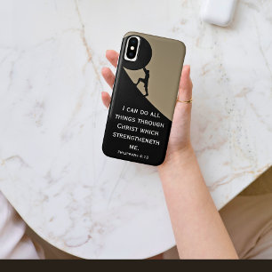 Case-Mate iPhone Case Philippiens 4:13 Bible Verse Pierre géante Coque-M