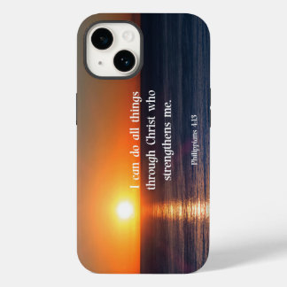 Coque Case-Mate iPhone Philippiens 4:13, célèbre vers de la bible,