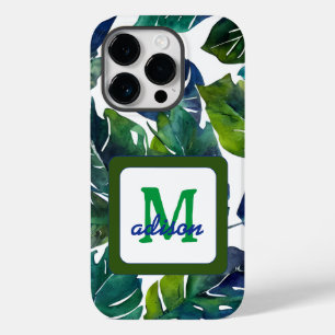 Coque Case-Mate iPhone Philodendron vert Feuille Foliage Botanique