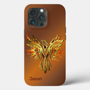 Case-Mate iPhone Case Phoenix flammé sur bronze
