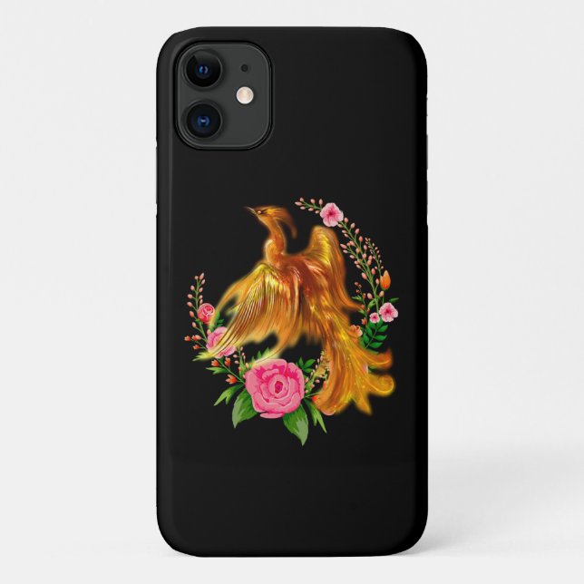 Coques Case-Mate iPhone Phoenix Floral Se Lève De L'Imaginaire Des Cendres (Dos)